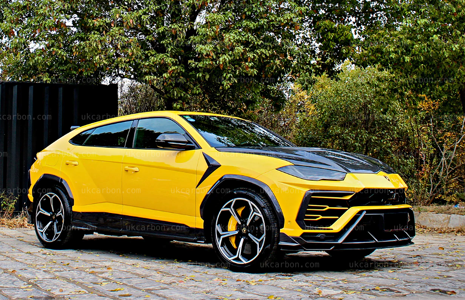Lamborghini Urus Carbon Fibre Front Fender Trim Body Kit Splitter by UKCarbon