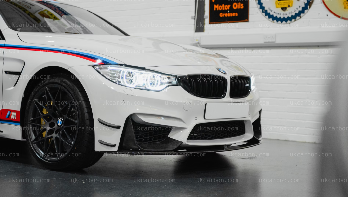 BMW M3 M4 Carbon Fibre Front Lip Splitter M Performance F80 F82 F83 by UKCarbon