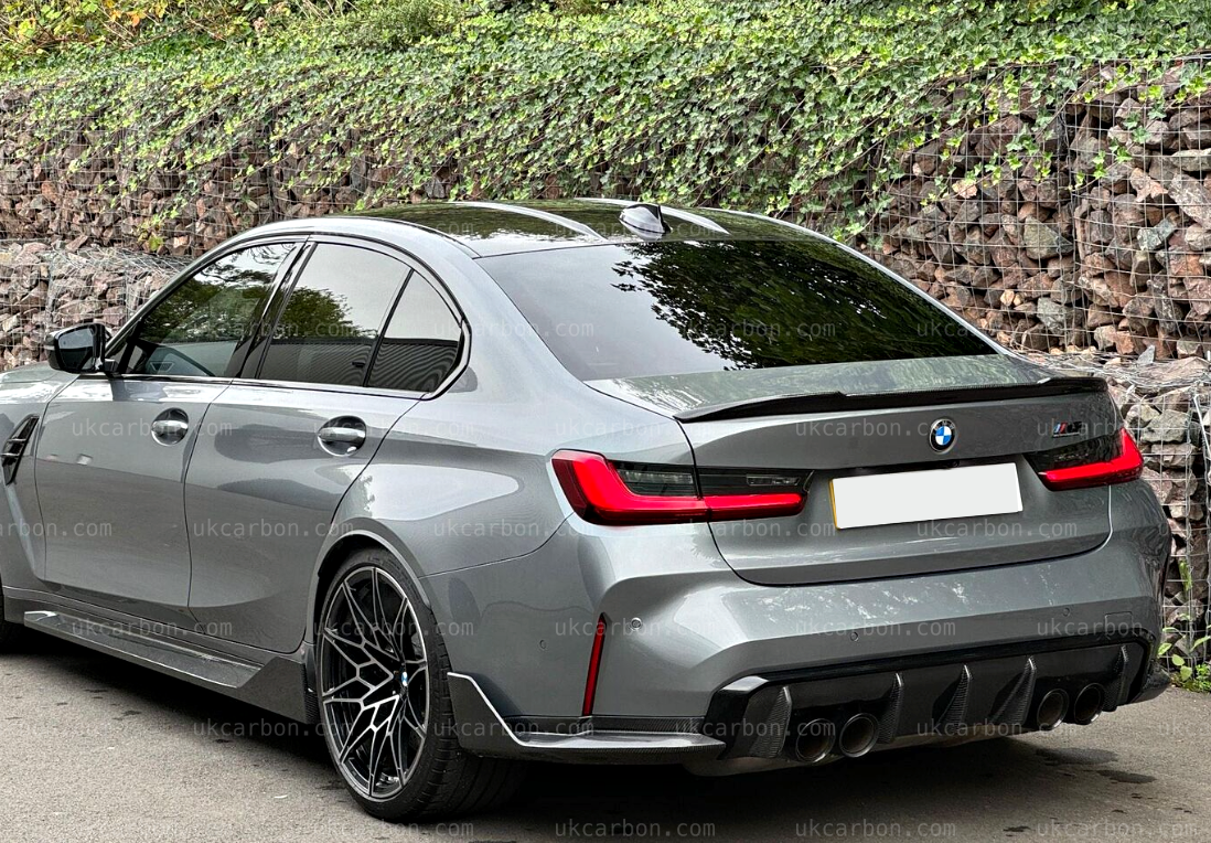 BMW M3 Spoiler G80 Real Carbon Fibre Boot CS Style xDrive 3.0
