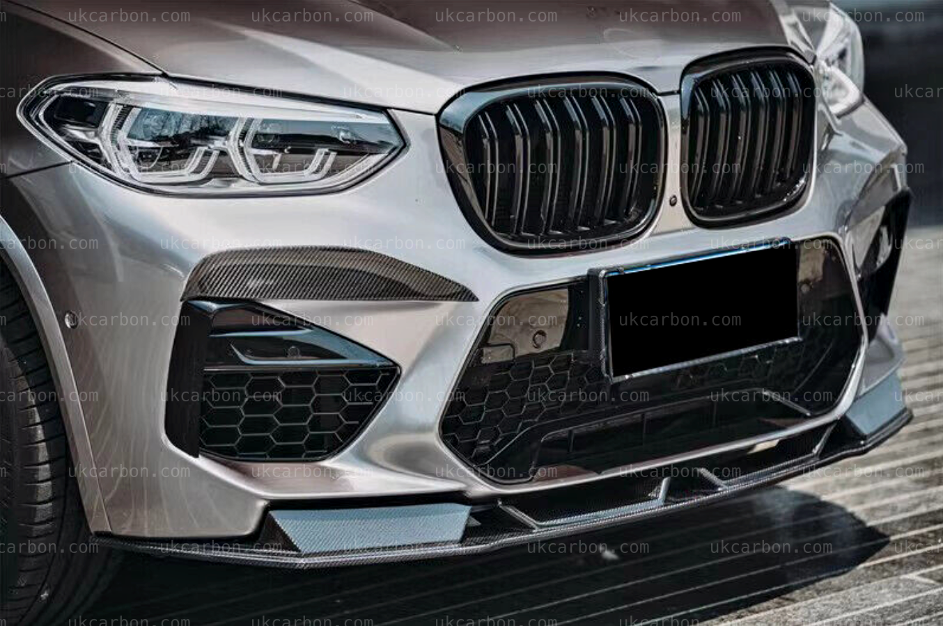 BMW X3M X4M Splitter Carbon M Performance Kit Front Lip F97 F98 MP by UKCarbon