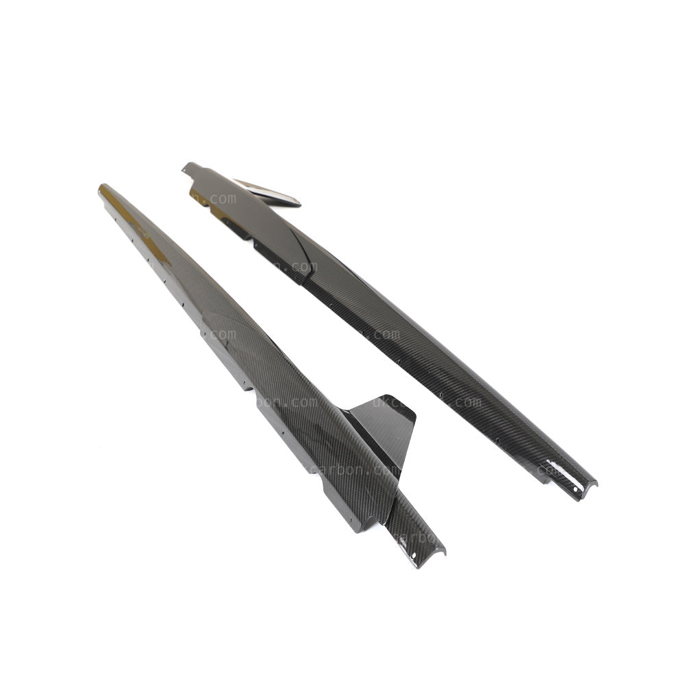 Audi R8 Gen 2 Side Skirts Carbon Fibre Pre Preg