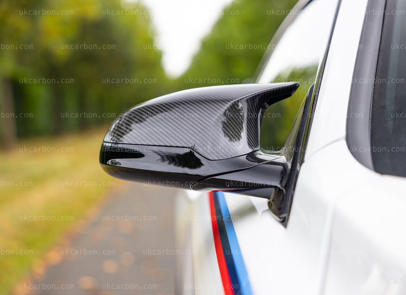 BMW M2C M3 M4 Carbon Fibre Wing Mirror Stick On Covers F80 F82 F83 by UKCarbon