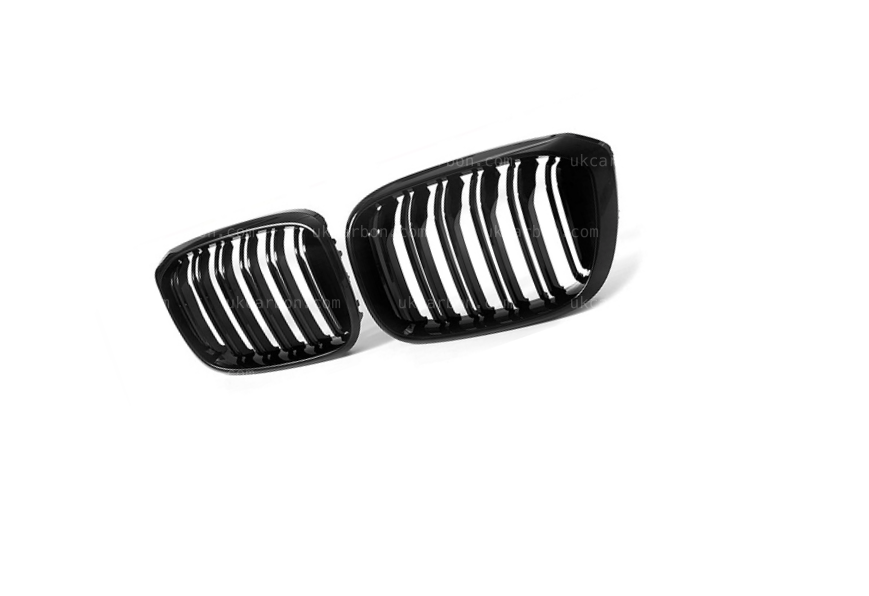 BMW X3 X3M Gloss Black Front Grille Replacement M Performance G01 by UKCarbon