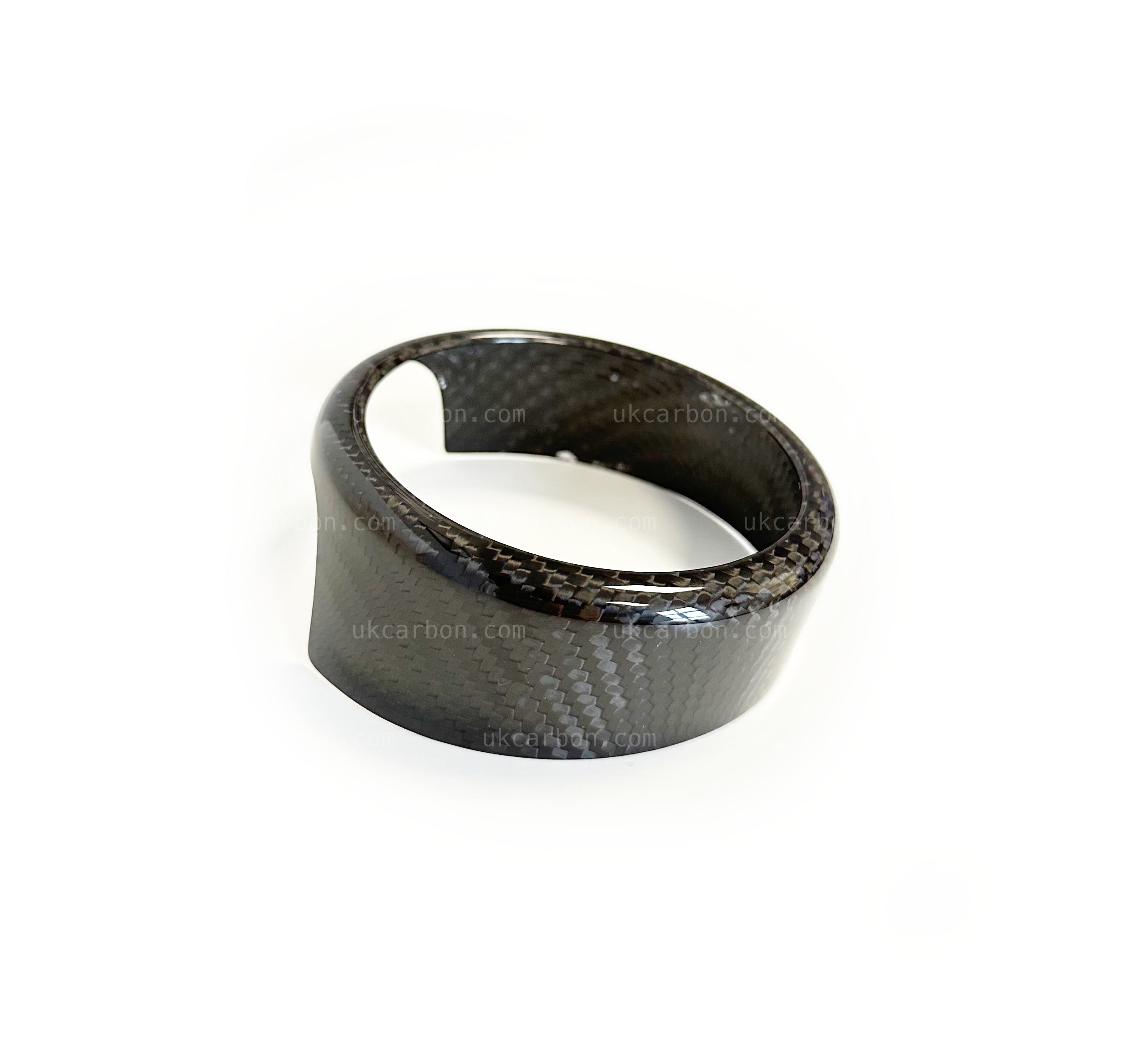 Alfa Romeo Giulia Carbon Fibre Badge Surround Trim by UKCarbon