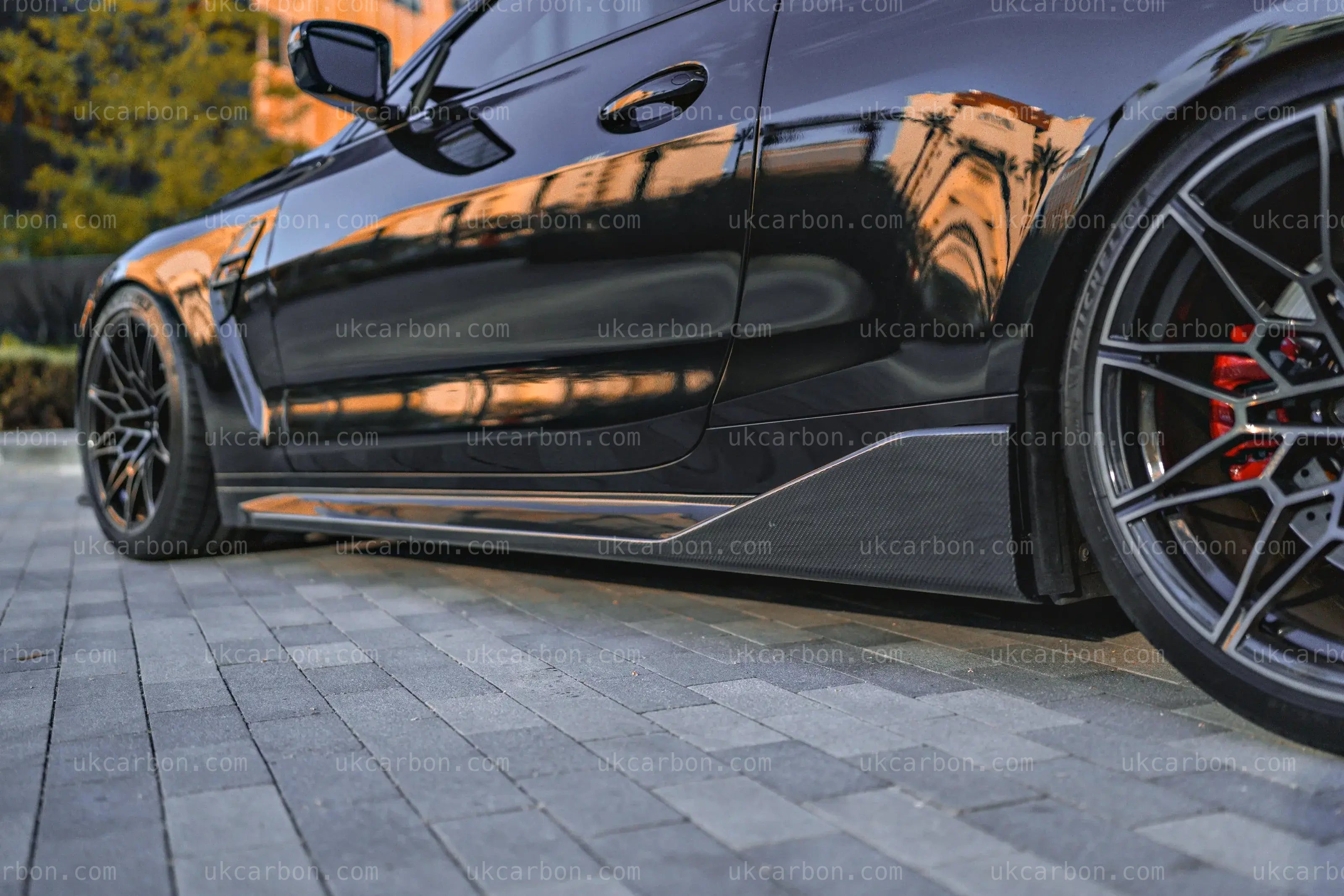 BMW M4 Side Skirt G82 G83 Real Carbon Fibre OEM M Performance Style