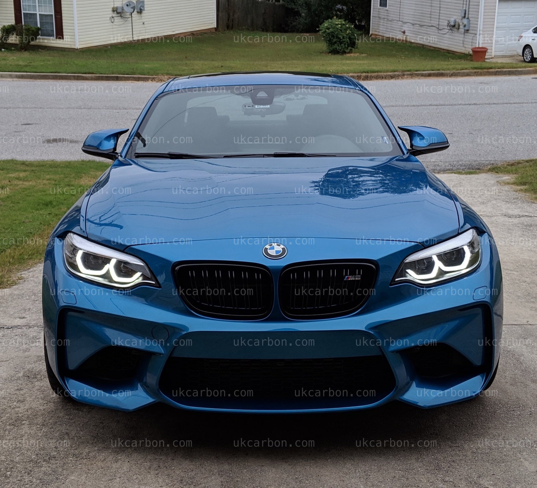 BMW M2 Wing Mirror Estoril Blue M Design Full Replacement F87 B45 by UKCarbon