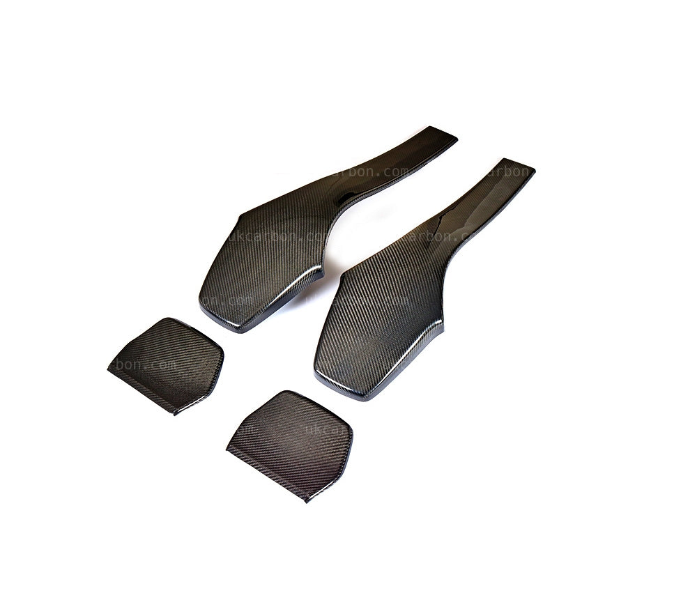 BMW M3 M4 Real Carbon Fibre Seat Backs Cover Inserts F80 F82 by UKCarbon