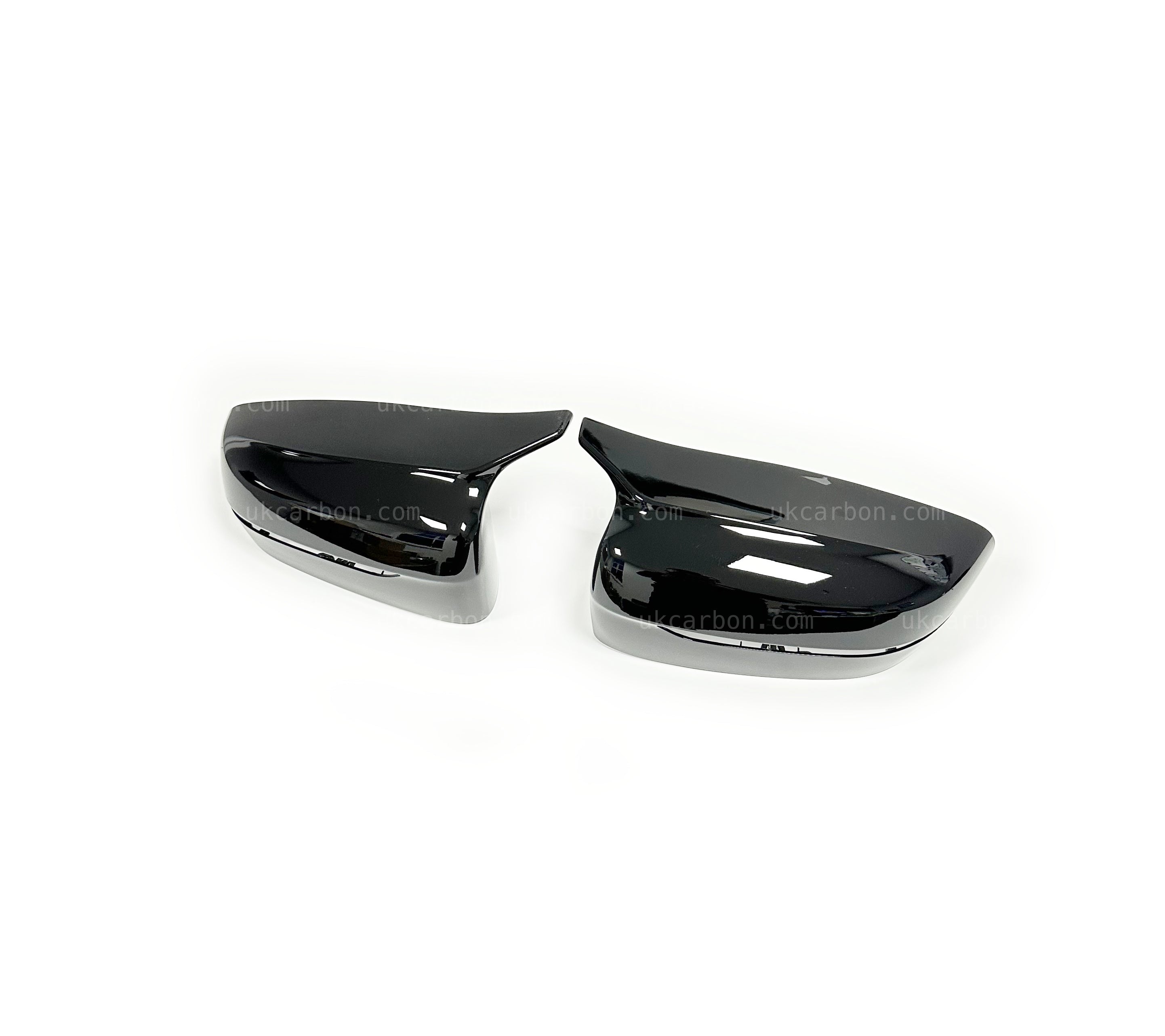 BMW 5 Series Gloss Black M Style Wing Mirror Cover Replacements G30 by UKCarbon