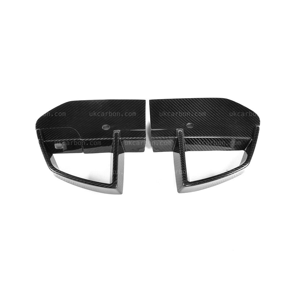 BMW X3 M40i Carbon Fibre Front Bumper Vent Insert Splitter G01 by UKCarbon