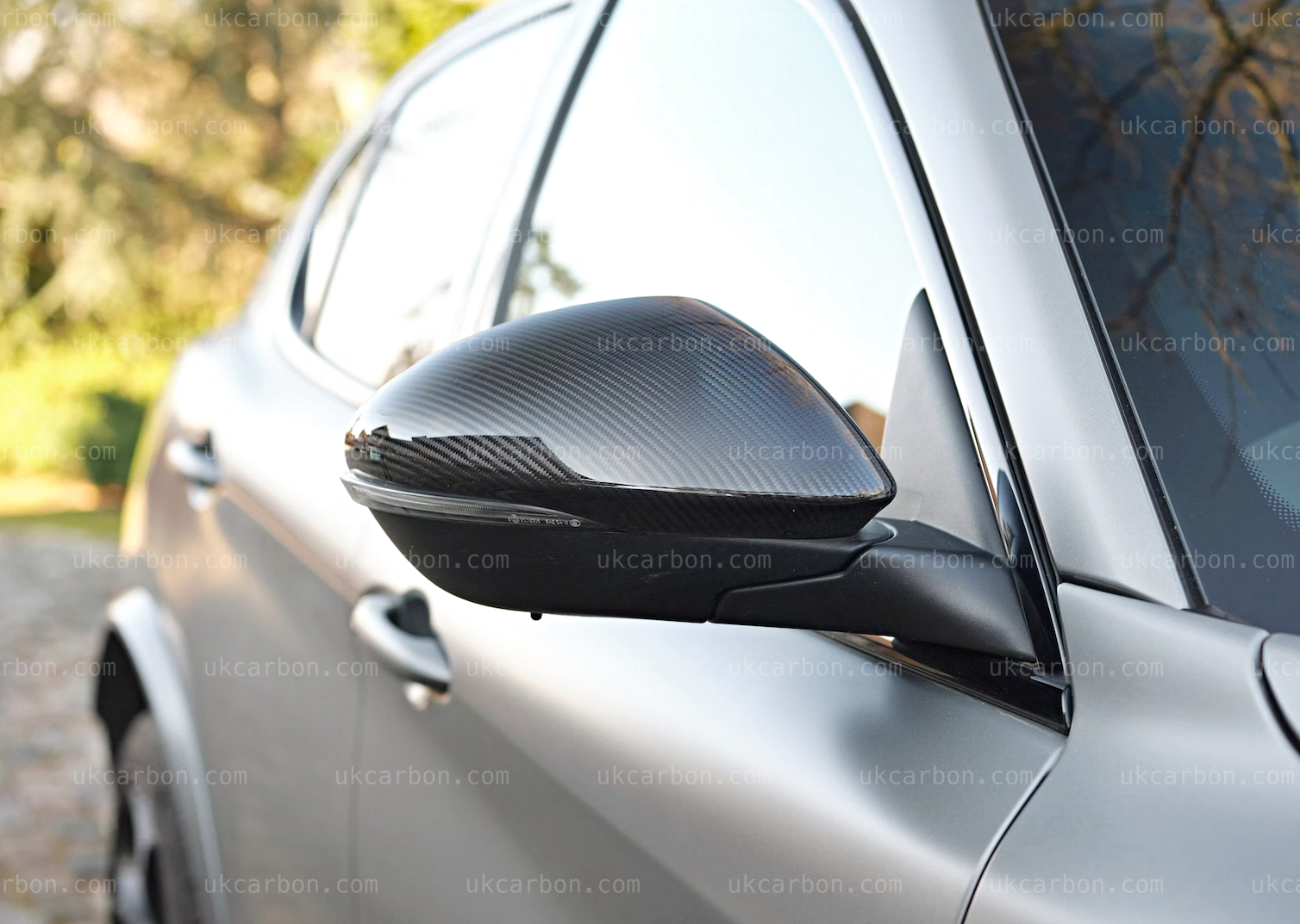 Alfa Romeo Stelvio Carbon Fibre Wing Mirror Covers Pre Preg Kit