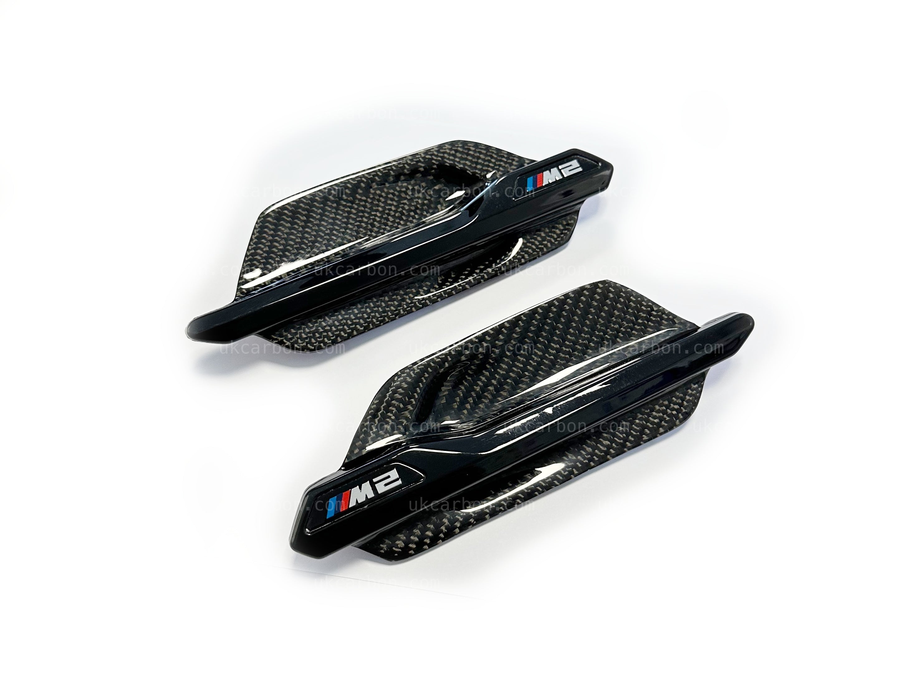 BMW M2 Carbon Fender Vents Grille Cover Trim Replacement Fibre F87 by UKCarbon