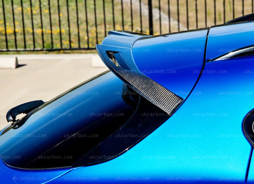 Alfa Romeo Stelvio Carbon Spoiler Quadrifoglio Rear Boot Fibre by UKCarbon