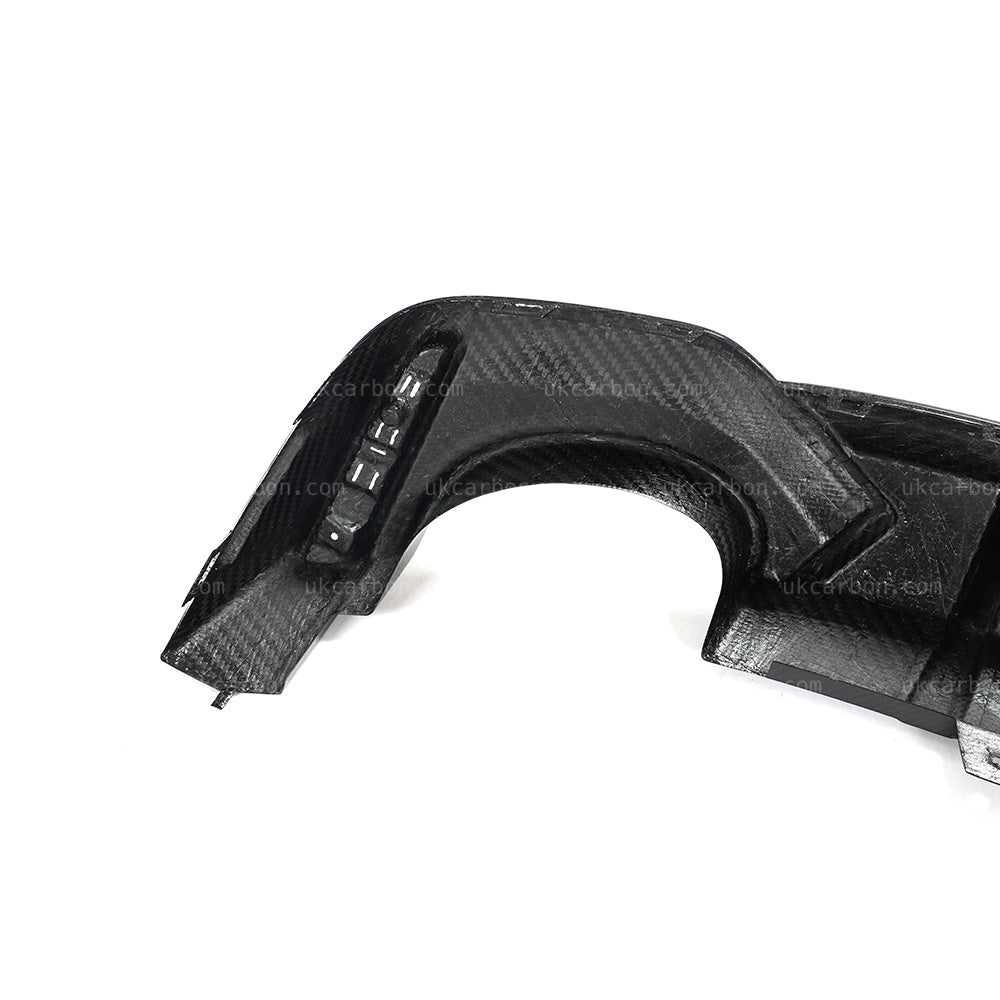 Audi RS6 Diffuser Pre Preg Carbon Fibre C8 2018 + Rear Bumper Kit by UKCarbon