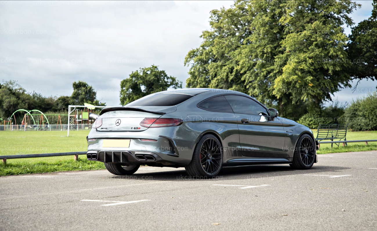 Mercedes Benz C63 Coupe Diffuser Carbon Fibre AMG Kit S W205 C205 by UKCarbon