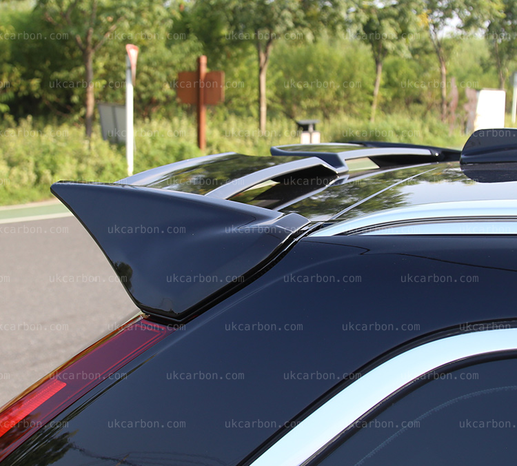 Volvo XC60 Boot Spoiler Gloss Black Rear Lid Lip Kit 2018-2020 by UKCarbon