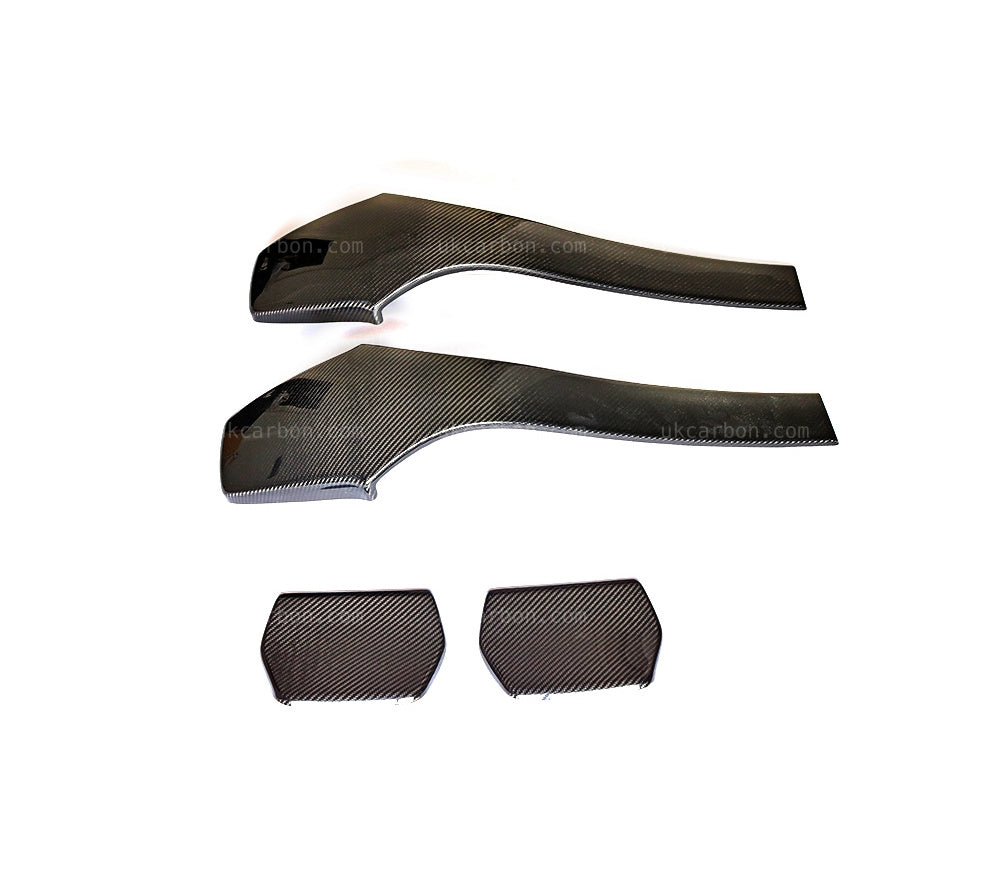 BMW M3 M4 Real Carbon Fibre Seat Backs Cover Inserts F80 F82 by UKCarbon