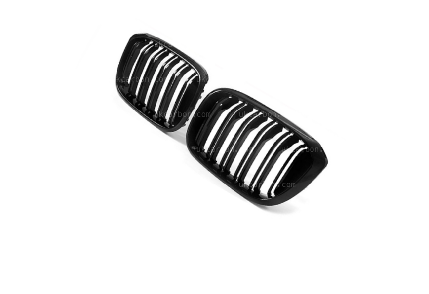 BMW X3 X3M Gloss Black Front Grille Replacement M Performance G01 by UKCarbon