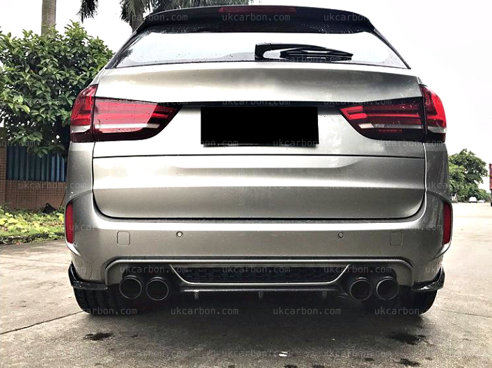 BMW X5M F85 X6M F86 Carbon Fibre Rear Bumper Diffuser M Performance by UKCarbon