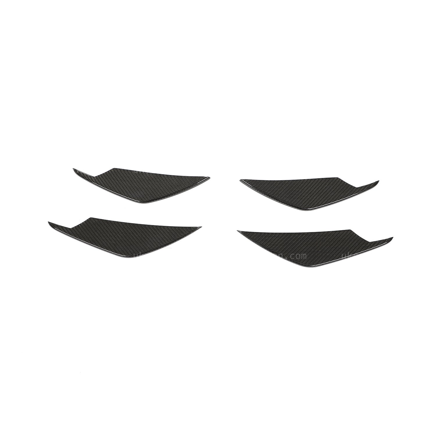 BMW M3 M4 Canards Carbon FIbre Front Bumper AC Style Kit G80 G82 by UKCarbon