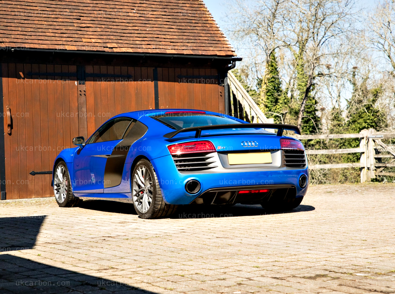 Audi R8 Gen 1 V8 V10 Carbon Fibre Rear Wing Spoiler OEM Style 2008 - 2014 by UKCarbon