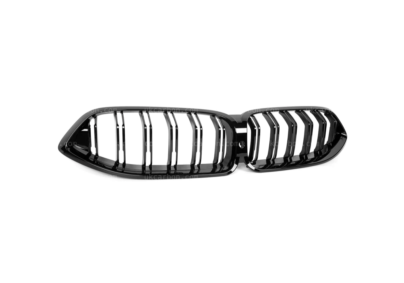 BMW 8 series Gloss Black Front Kidney Twin Slat Grille G14 G15 G16 by UKCarbon