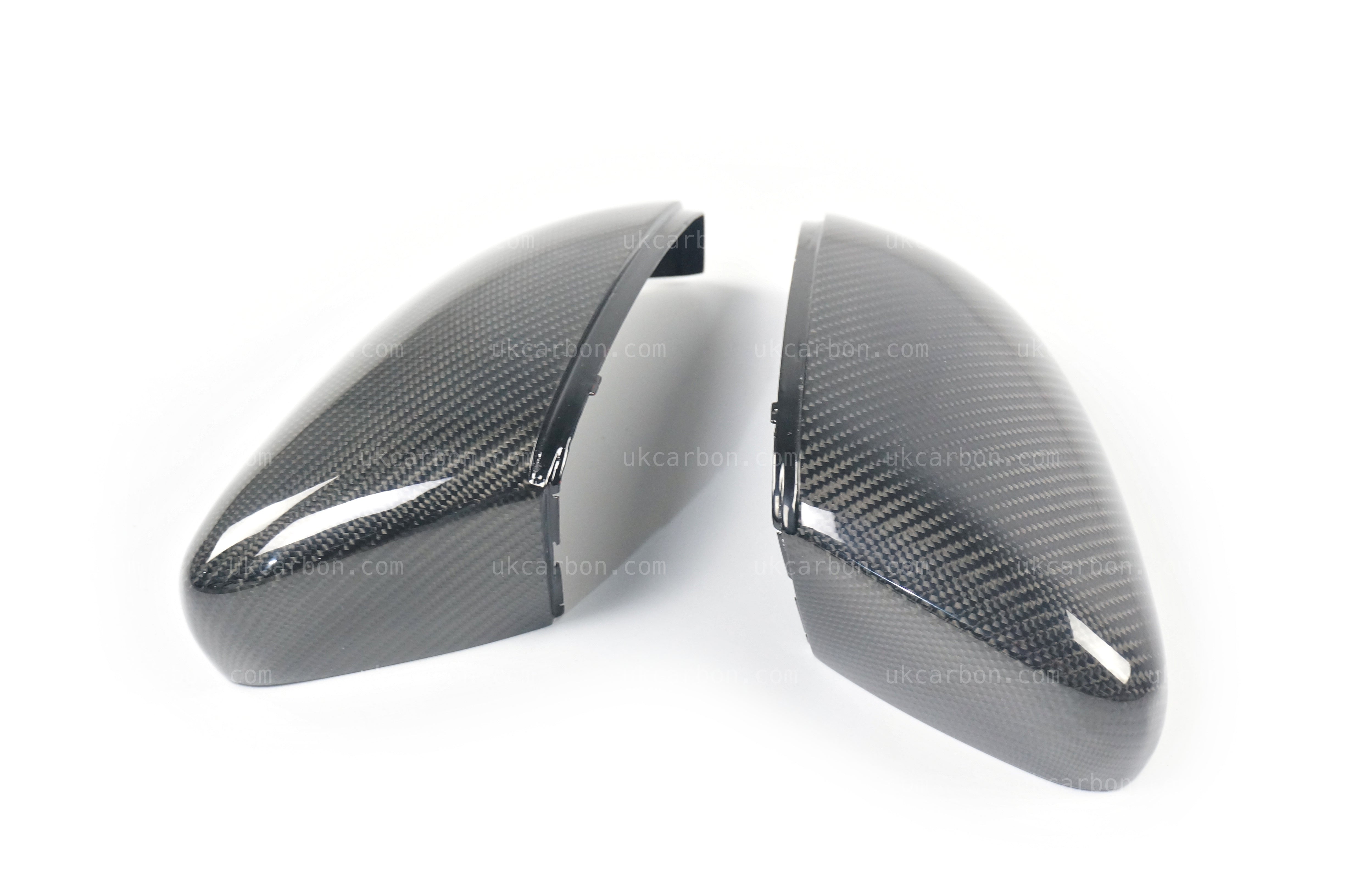 Volkswagen VW Polo Carbon Fibre Wing Mirror Cover Replacements 6R 6C by UKCarbon