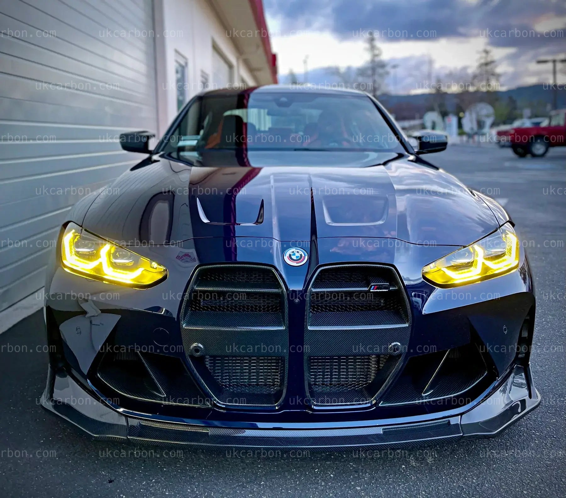 BMW M3 G80 G81 M4 G82 & G83 V Style Carbon Fibre Front Splitter