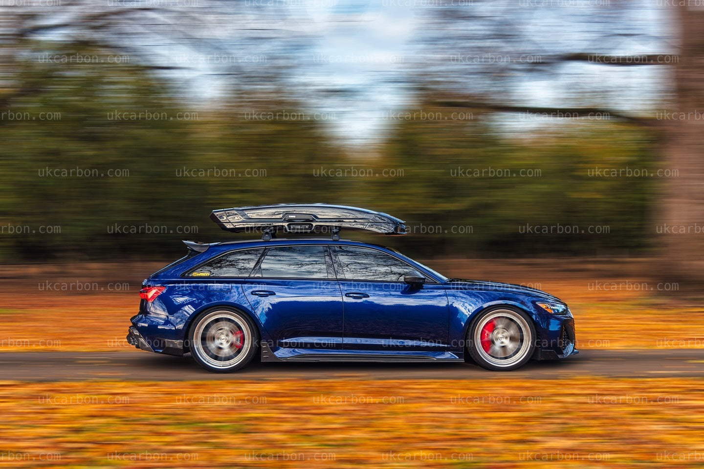 Audi RS6 Side Skirts Pre Preg Carbon Fibre C8 2018+ Body Kit by UKCarbon