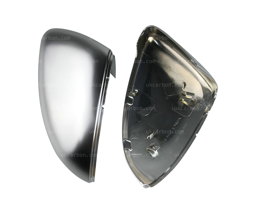 Volkswagen Golf R Silver Chrome Mirror Cover Replacements MK7 MK7.5 by UKCarbon