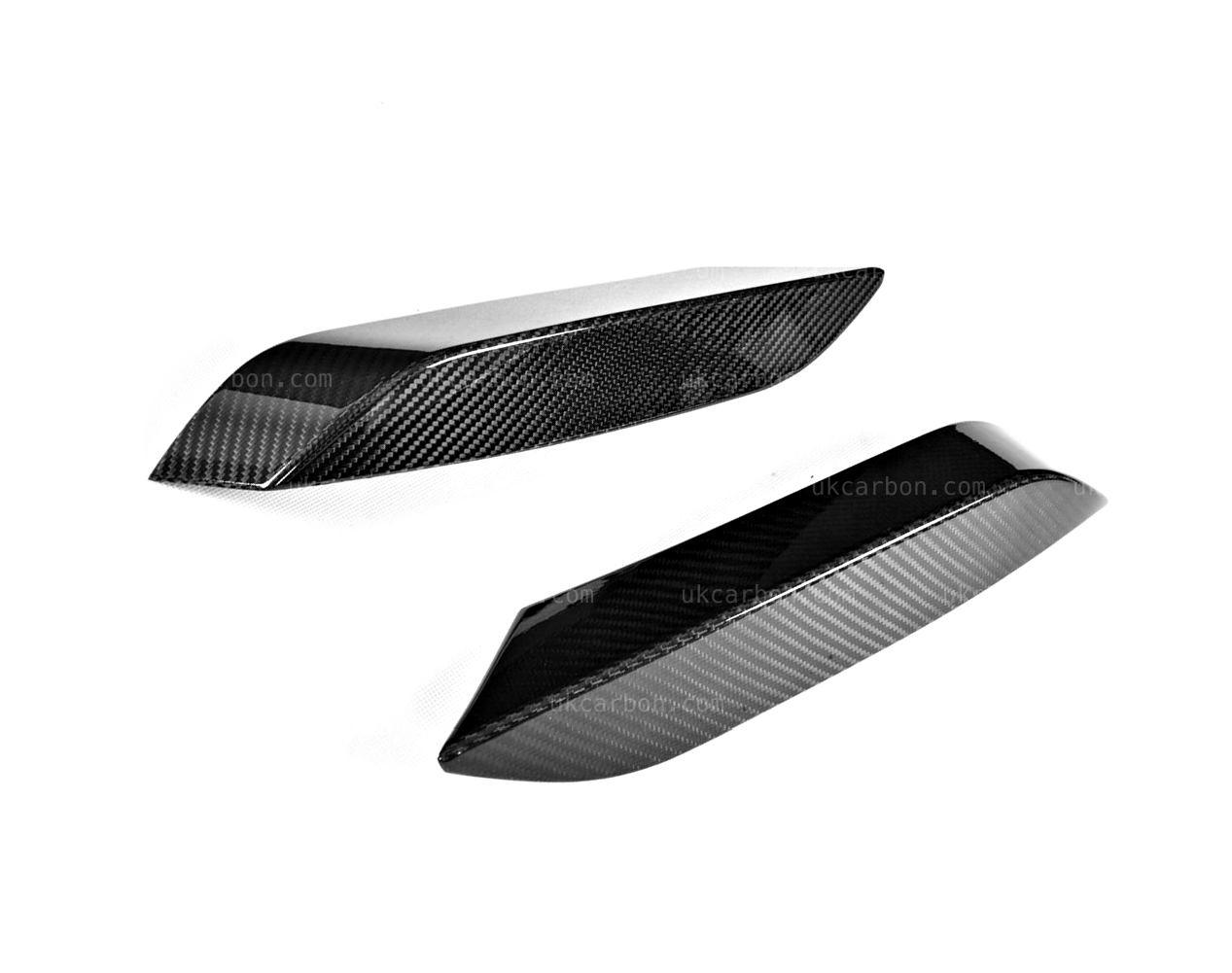 BMW M3 M4 Carbon Front Bumper Insert Splitter Fibre F80 F82 F83 by UKCarbon