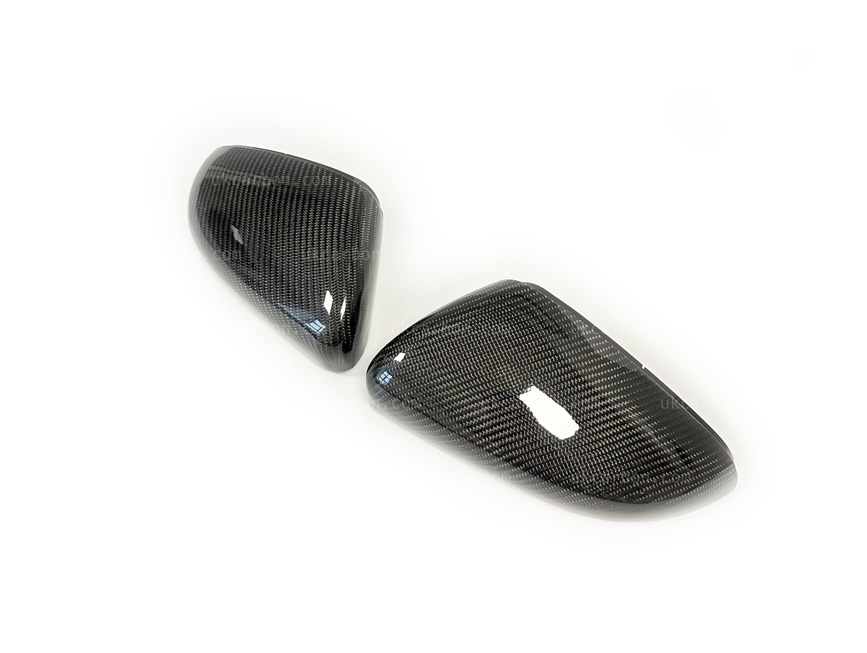 Volkswagen VW Golf GTi R MK6 Carbon Wing Mirror Cover Replacements by UKCarbon