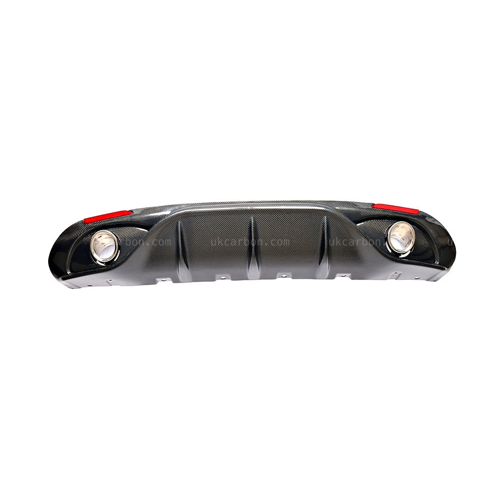 Alfa Romeo Giulia Carbon Fibre Diffuser by UKCarbon