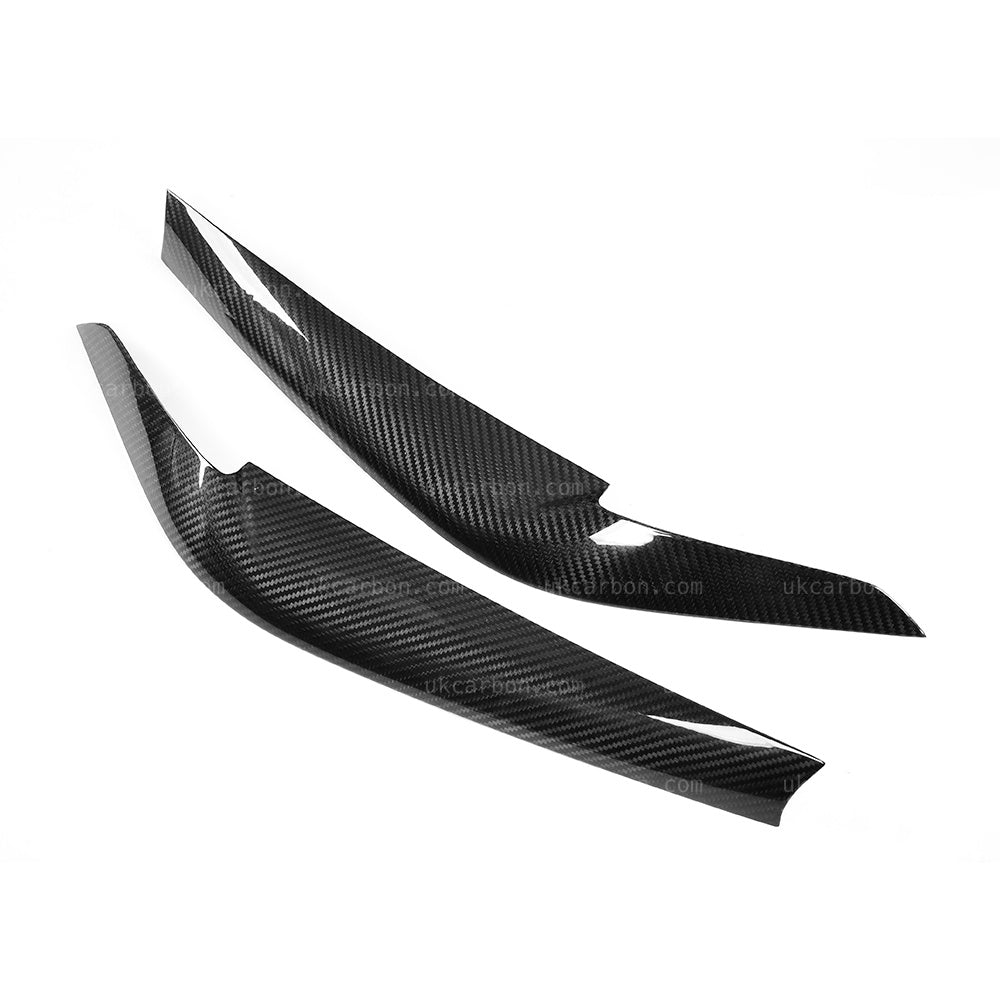 BMW 5 series M5 Carbon Fibre Headlight Eyelids Trim G30 G31 G38 F90 by UKCarbon