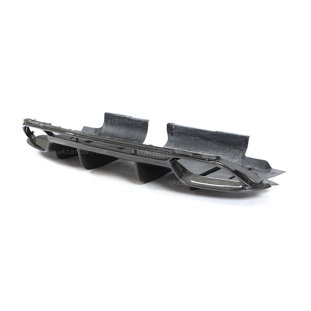 Alfa Romeo Giulia Diffuser Carbon Fibre Qaudrifolio Style Kit by UKCarbon