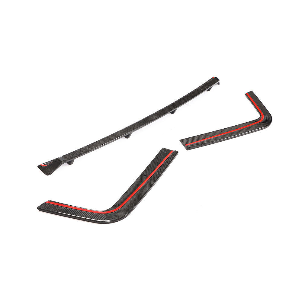 Volkswagen T6 Multivan Van Carbon Fibre Rear Bumper Diffuser Kit by UKCarbon
