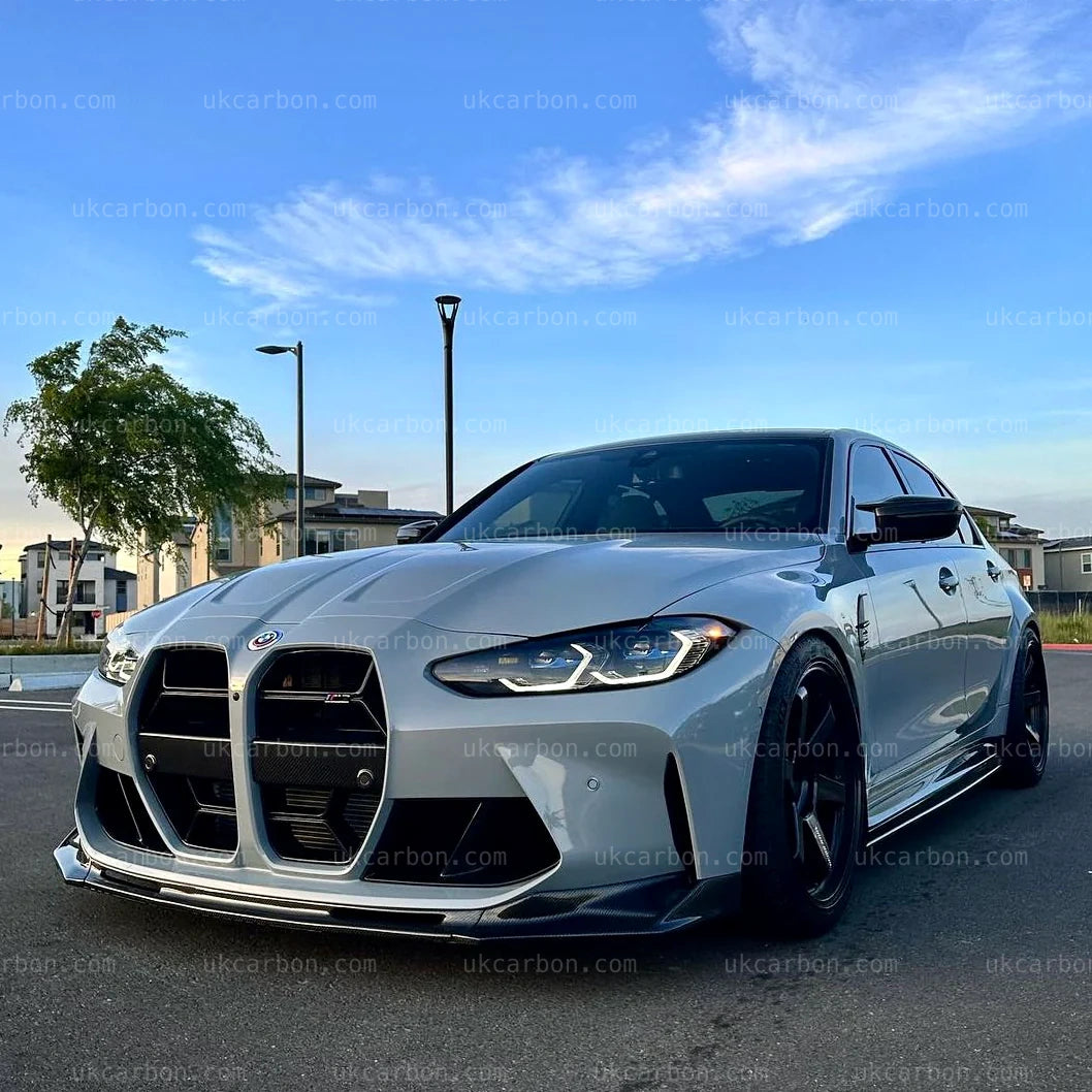 BMW M3 G80 G81 M4 G82 & G83 V Style Carbon Fibre Front Splitter