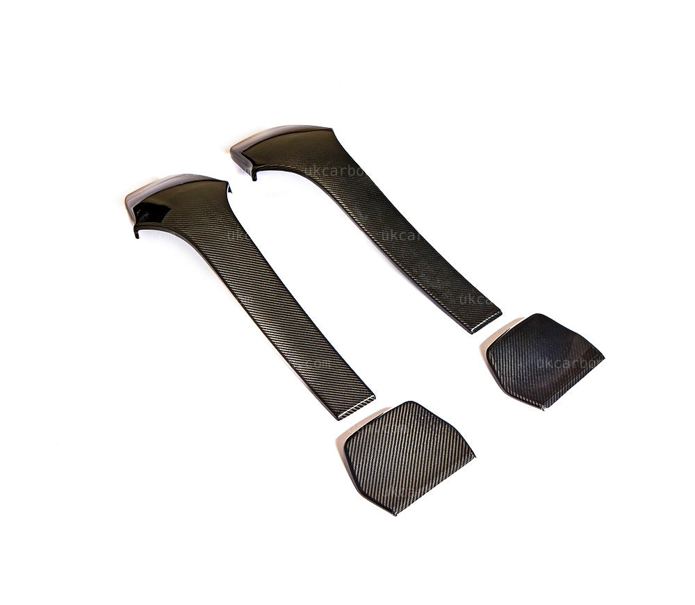 BMW M3 M4 Real Carbon Fibre Seat Backs Cover Inserts F80 F82 by UKCarbon