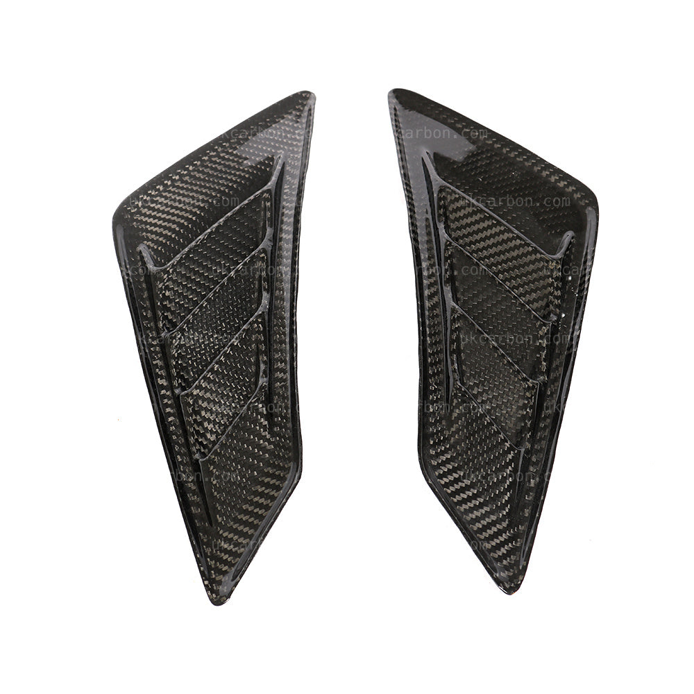 HONDA CIVIC TYPE R Carbon Fibre Fender Vents Grille Cover Trim FK2 by UKCarbon