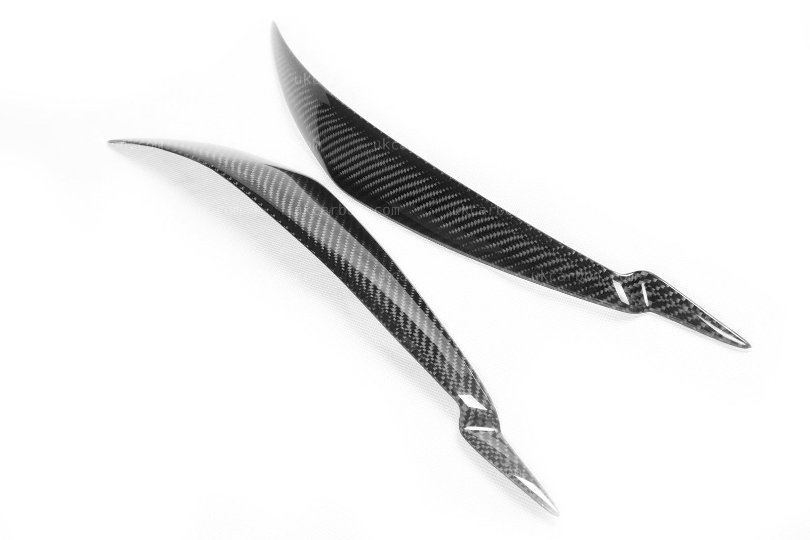 BMW X6 E71 Carbon Fibre Headlight Eyelids Trim M Performance 08-14 by UKCarbon
