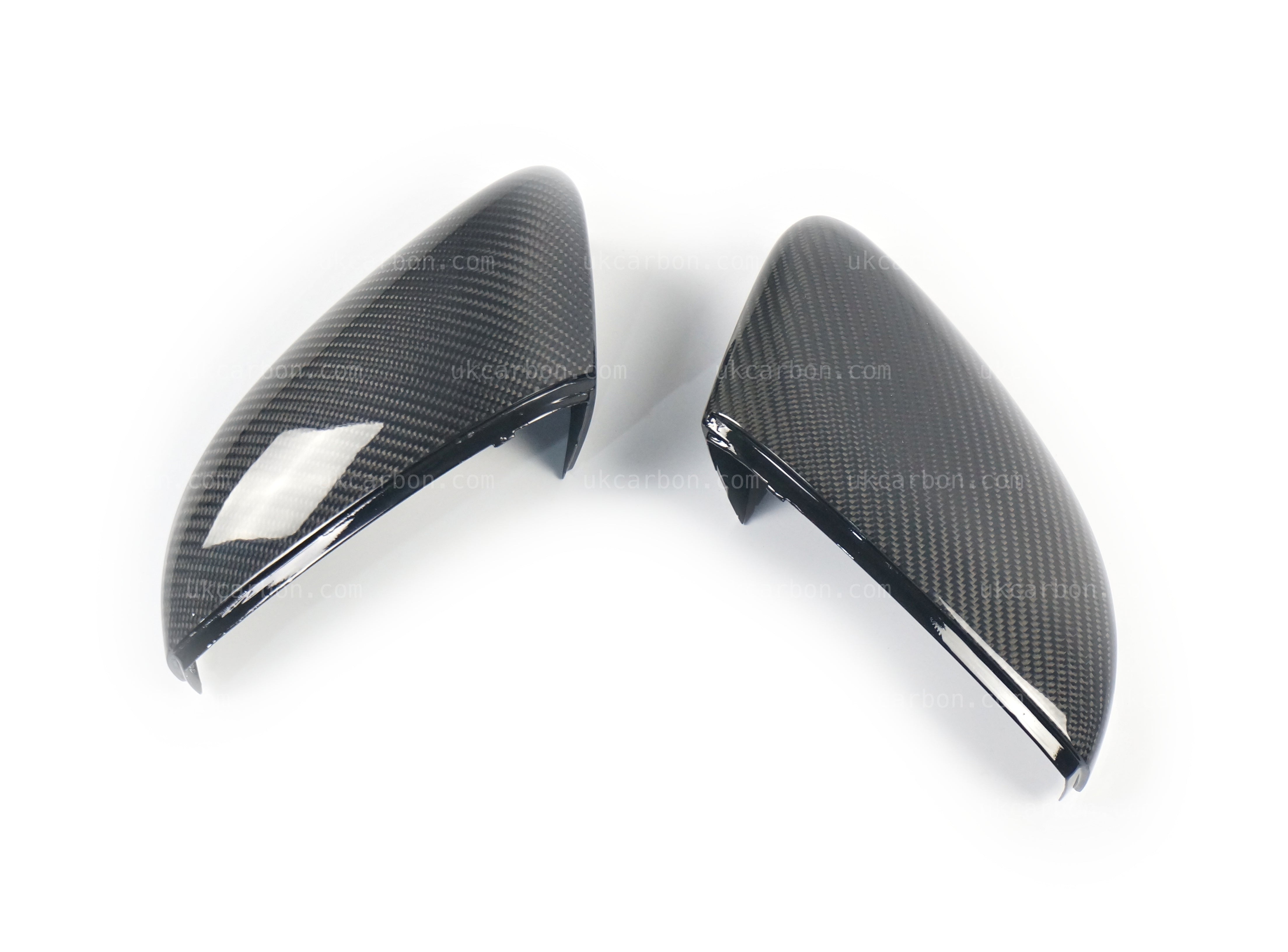 Volkswagen VW Polo Carbon Fibre Wing Mirror Cover Replacements 6R 6C by UKCarbon