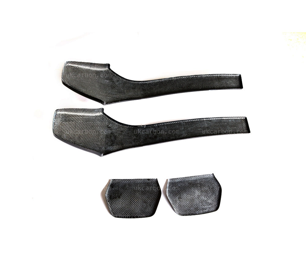 BMW M3 M4 Real Carbon Fibre Seat Backs Cover Inserts F80 F82 by UKCarbon