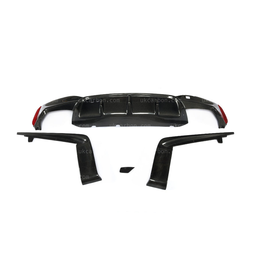 BMW M5 F90 M Performance Competition Carbon Fibre Rear OEM Diffuser by