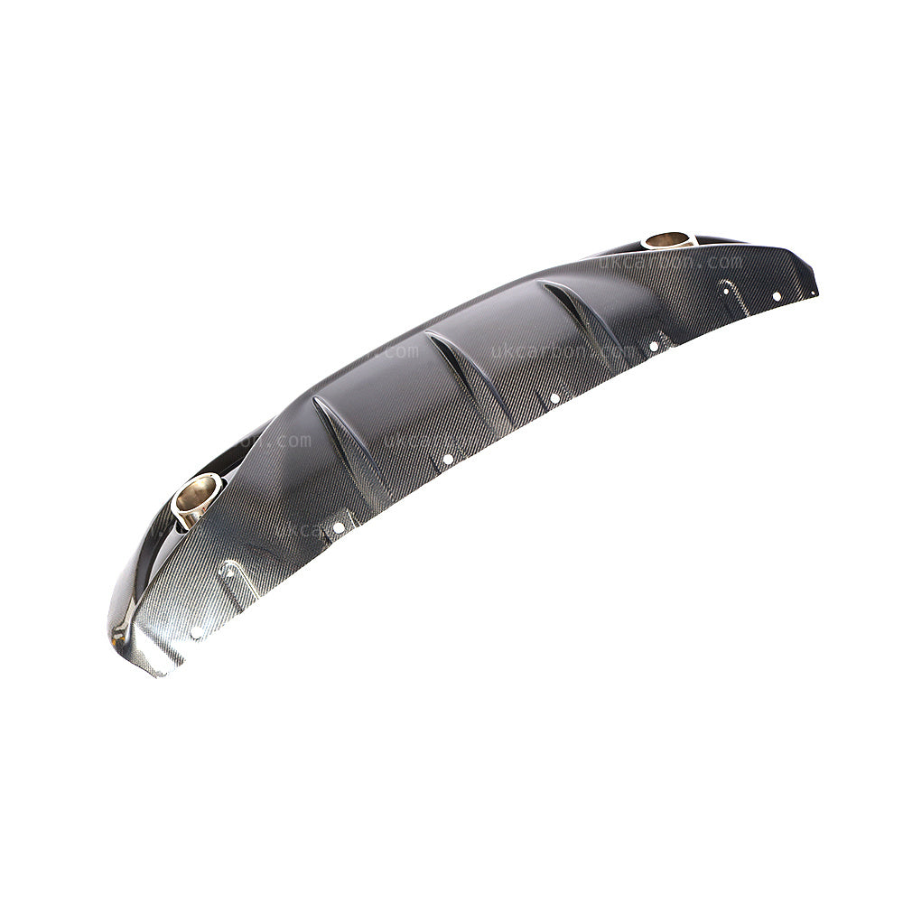 Alfa Romeo Giulia Carbon Fibre Diffuser by UKCarbon