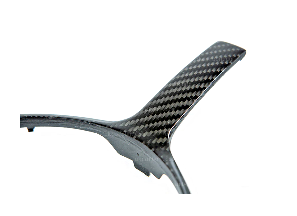 BMW 2 Series Carbon Fibre M Steering Wheel Trim Insert F22 F23 by UKCarbon