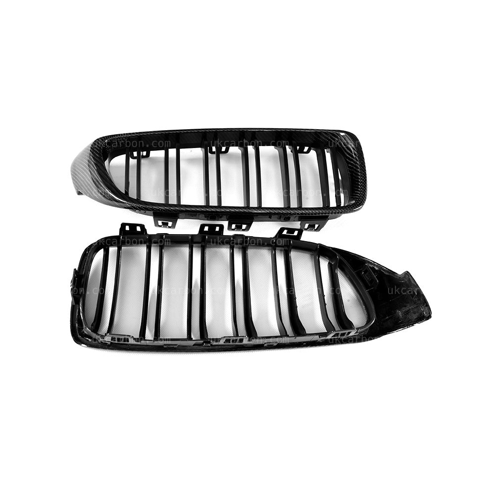 BMW M3 M4 Carbon Kidney Grille Replacement M Performance F80 F82 by UKCarbon