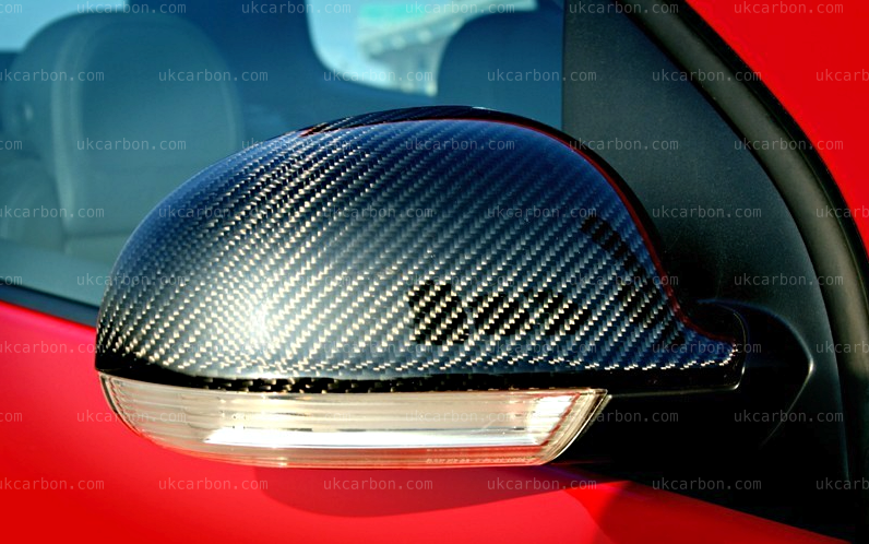 Volkswagen VW Golf GTi R32 MK5 Carbon Wing Mirror Cover Replacements by UKCarbon