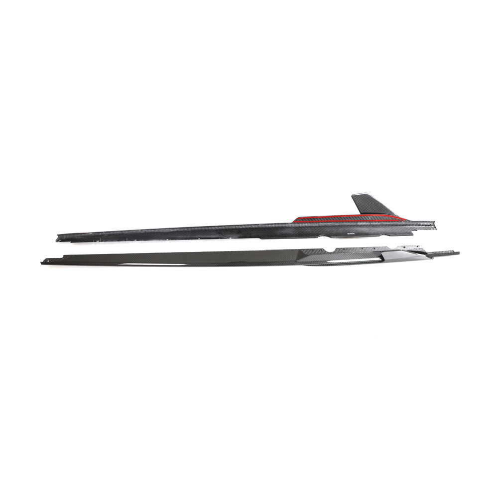 Audi R8 Gen 2 Side Skirts Carbon Fibre Pre Preg