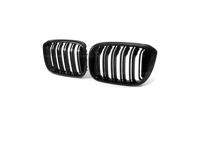 BMW X3 X3M Gloss Black Front Grille Replacement M Performance G01 by UKCarbon