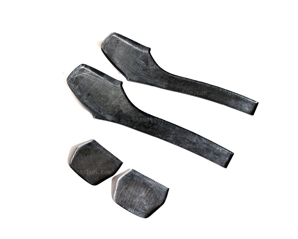 BMW M3 M4 Real Carbon Fibre Seat Backs Cover Inserts F80 F82 by UKCarbon
