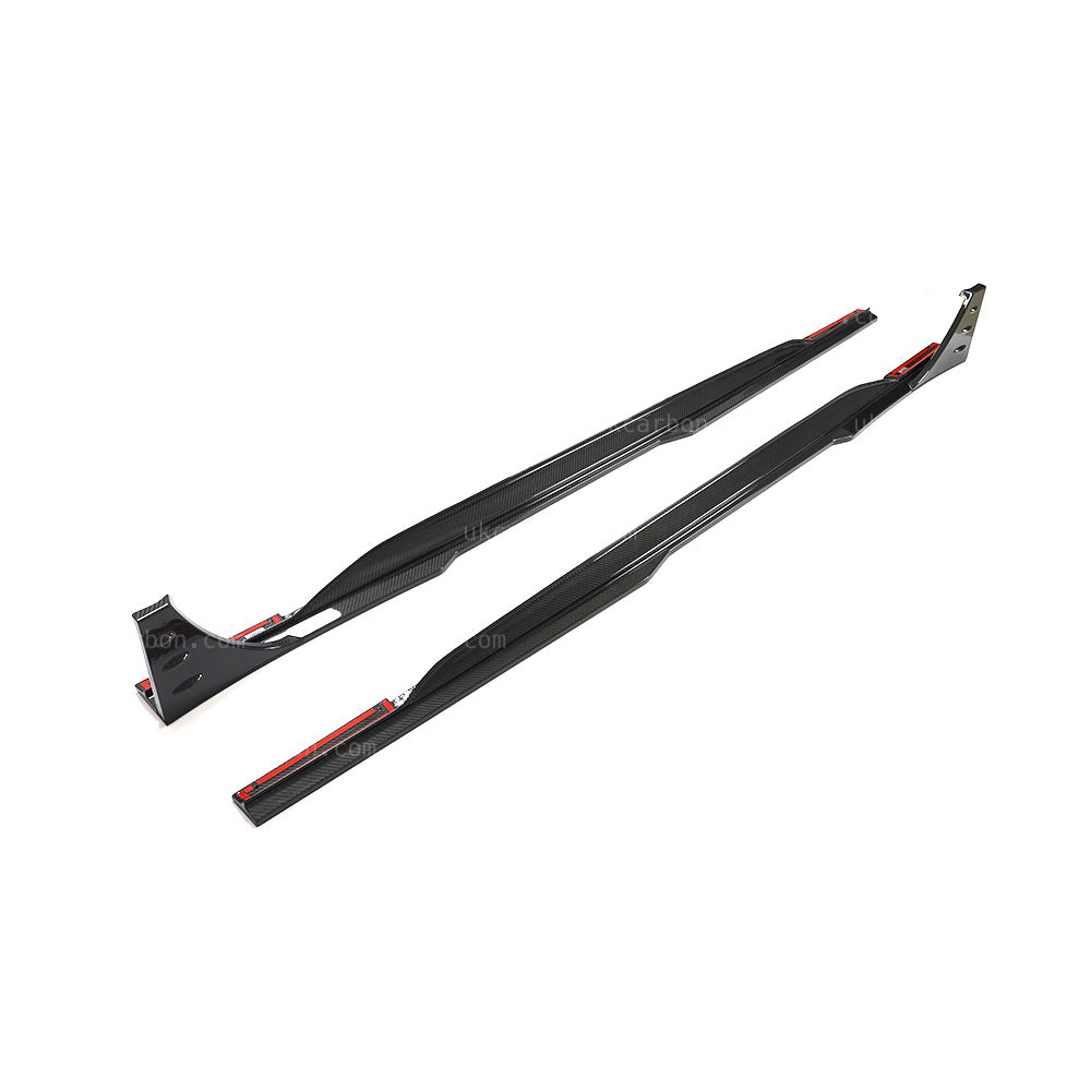 Audi RS6 Side Skirts Pre Preg Carbon Fibre C8 2018+ Body Kit by UKCarbon